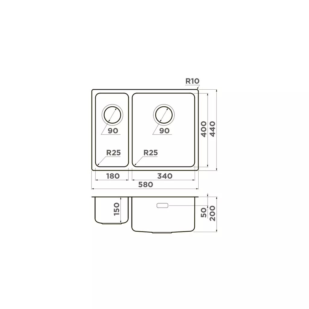 Omoikiri Tadzava 58-2-U/I L.4