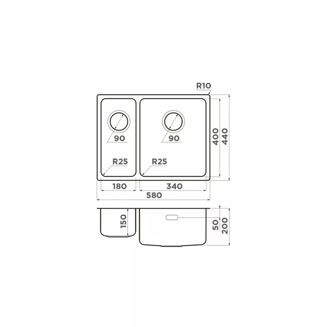 Omoikiri Tadzava 58-2-U/I L.4