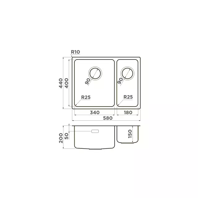 Omoikiri Tadzava 58-2-U/I R.4