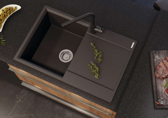 Гранитные мойки omoikiri
