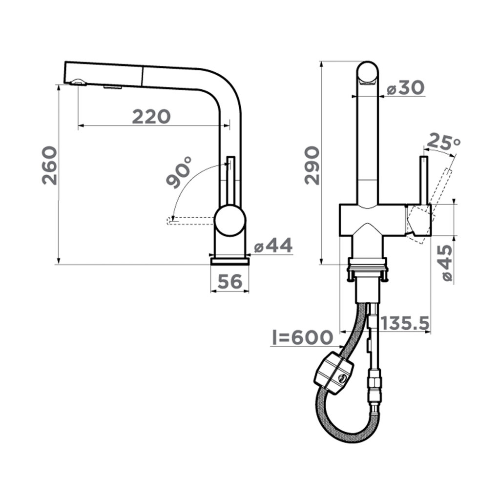 Схема встраивания Omoikiri Koriyama-SB