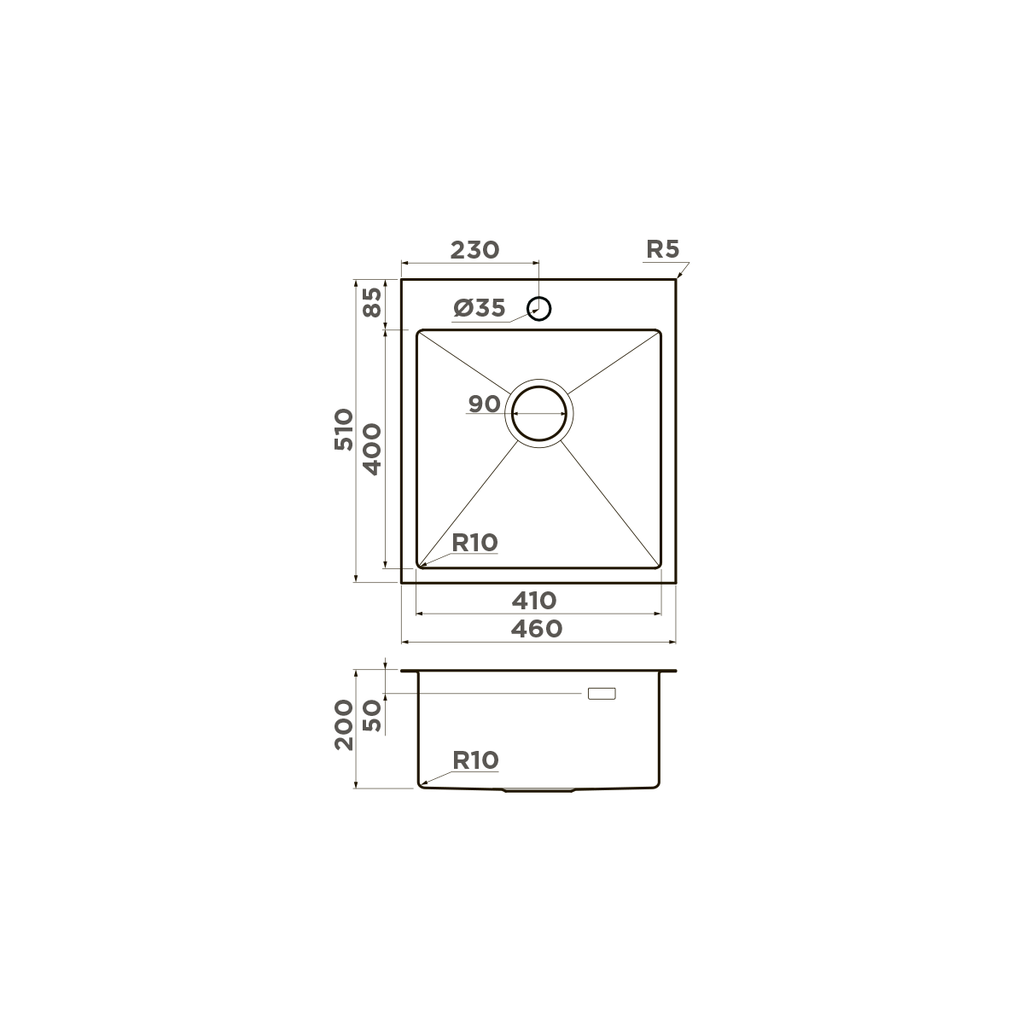 Схема встраивания Omoikiri Akisame 46
