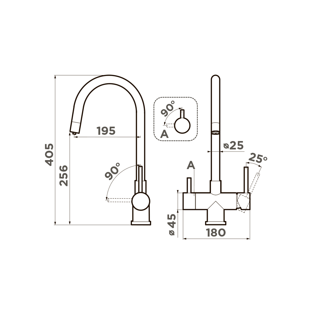 Схема встраивания Omoikiri Akita