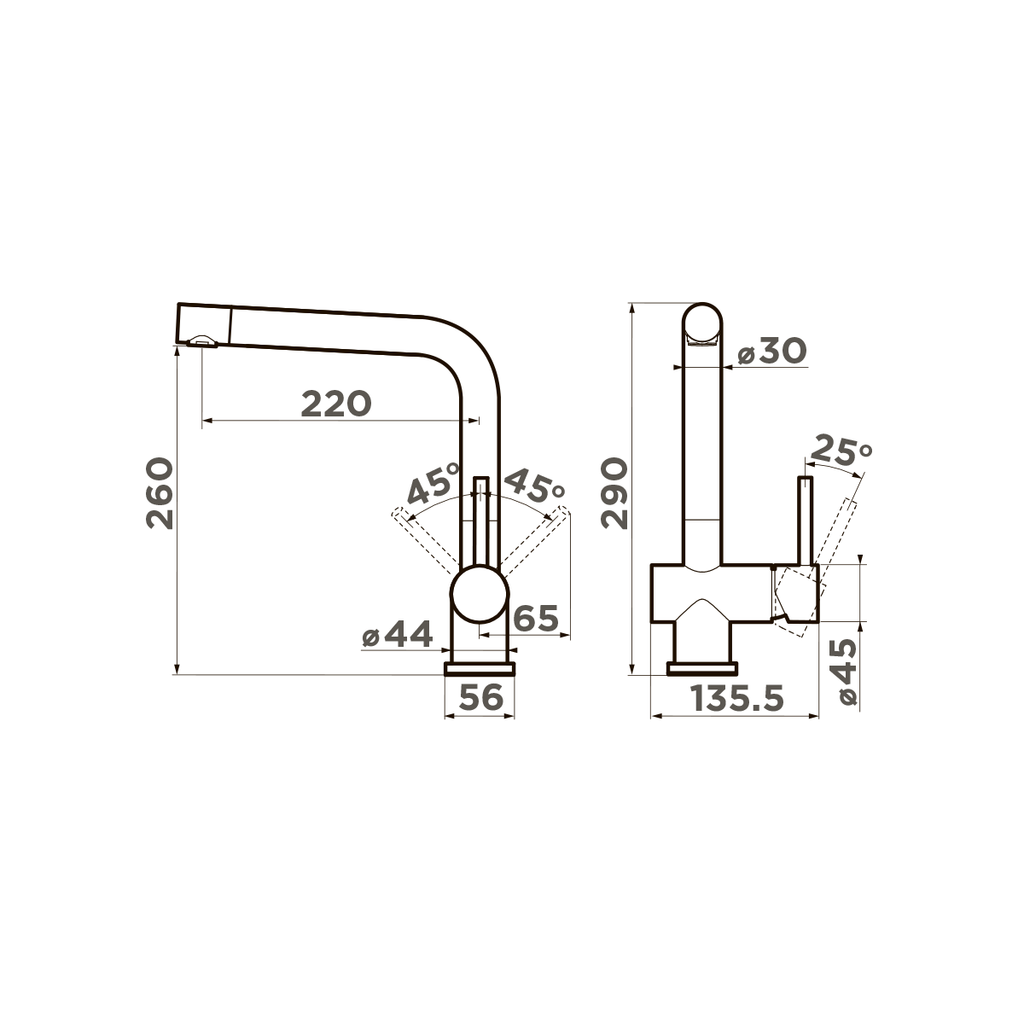 Схема встраивания Omoikiri Koriyama