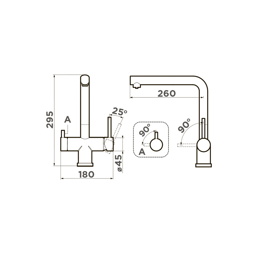 Схема встраивания Omoikiri Takamatsu