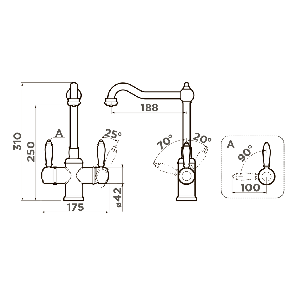 Схема встраивания Omoikiri Tottori